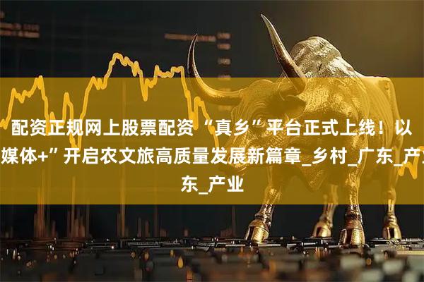 配资正规网上股票配资 “真乡”平台正式上线！以“媒体+”开启农文旅高质量发展新篇章_乡村_广东_产业